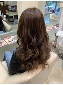 ナチュラルロング/抜け感ロング/外国人風くすみカラー/20代30代