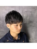 ヘアサロンエムフィス 池袋東口(HAIR SALON M Fe's)&nbsp;デザインカラー/厚めバング/ローライト/スリークボブ