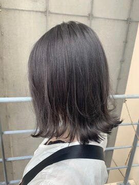 ジーナ セントラル銀座(Zina) セシルカットフリンジウェーブ×大人かわいい前髪ココアブラウン