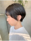 マッシュショート、前下がりショート、丸みショート、ネイビー