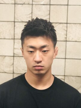 ヒロギンザ 新橋日比谷口店(HIRO GINZA) アップバングスタイル