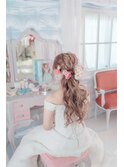ルーズハーフアップ☆ツイスト/ルーズヘア