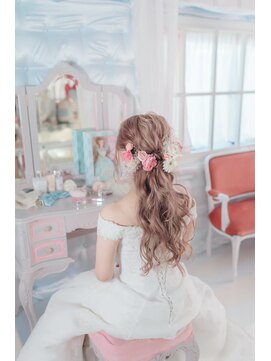 ヘアメイクアート(Hair make Art) ルーズハーフアップ☆ツイスト／ルーズヘア