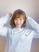 ホワイエ(Foyer)&nbsp;透明感ベージュ×ふんわりボブ