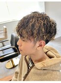 ハイライト&スパイラルパーマ