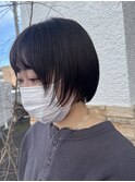 【前上がりボブ】