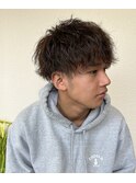 波巻きパーマ/メンズパーマ/ツイストスパイラル/マッシュパーマ