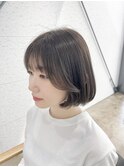 putuボブ×フェイスレイヤー×マスカットティーベージュ