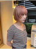 ・Face layer BOB Pink beige・【Haku/梅田/タクノ】