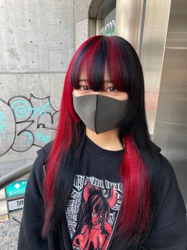 トリックストア(TRICK STORE) 【大阪心斎橋】赤×黒　デザインカラー