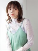 ≪外ハネレイヤーでガーリーな雰囲気スタイル≫