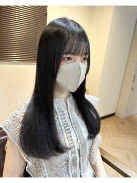 ラフィネ 成増店(raffine) 【 raffine 君島 】巻かずに可愛い黒髪ロング/髪質改善/成増