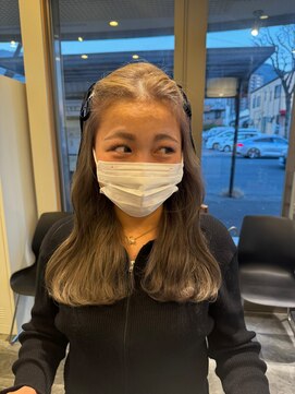 グランドール(Grandoll) グレージュ/リボンアレンジ