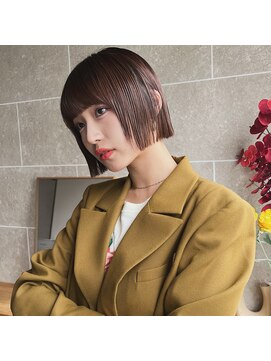 サンド 鹿児島中央(sand) @sei___sandインナーカラー/ボブ/鹿児島中央駅