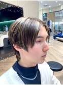 マレットヘア×メンズスタイル×ハイライトON×似合わせ