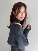 大人可愛い美人髪 ★くびレイヤーエモージュイメチェン小顔美髪