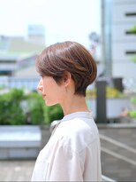 プールバイスタイル 藤沢(POOL by STYLE) ショートカット/ショートボブ/白髪ぼかし/ハンサムショート