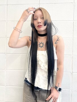 ココ 原宿(KOKO) ミルクティー黒髪小顔レイヤーオリーブグレーココアベージュ