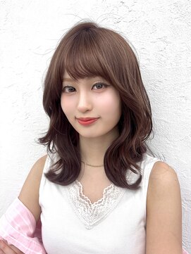 オーロ 池田店(ORO) 20代30代40代50代ボブルフネビージュ小顔ワンレン髪質改善ボブ