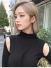  【おすすめ】ケアブリーチ１回＋カラーカット＋トリートメント（リタッチ）