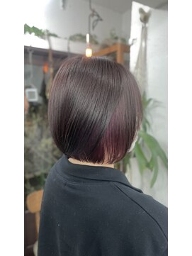 リッカ(RICCA) ピンク/イメチェン/ホワイトブロンド/外ハネボブ/美髪/恵比寿