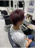 波巻きツイストスパイラルパーマ/フェザーパーマ/眉毛/メンズ