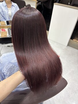 アイズ 横浜(IS) 【KAZUKI限定】縮毛矯正×ピンクカラー♪♪