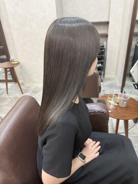 シアー(SHEER.) 髪質改善カラー×グレーベージュ【表参道,青山,外苑前美容室】