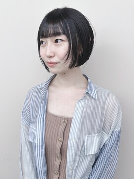 ラウンジ モリオ イケブクロ(Lounge MORIO Ikebukuro) ＊ミニボブ切りっぱなしボブ耳かけボブ大人顎ラインボブ小顔ボブ