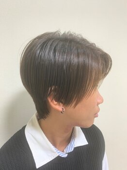 フィッシュヘアー(fish hair)の写真/【ダメージレスに髪質改善！】骨格・髪質・クセを見極めて「本当に似合うショート」をご提案します◎