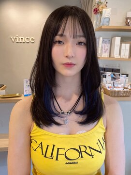 ヴィンス(vince) 【reimi】韓国風くびれヘア/顔まわりカット/小顔カット/髪質改善