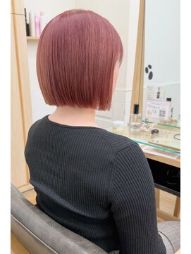 ネオリーブ クーロ(Neolive curro) タッセルボブ×カラー 髪質改善カラー　縮毛矯正/酸性ストレート