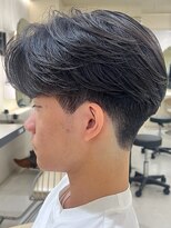 ニコ トウキョウ ヨコハマ(nico) 刈り上げセンターパートテーパーフェードカットニュアンスパーマ