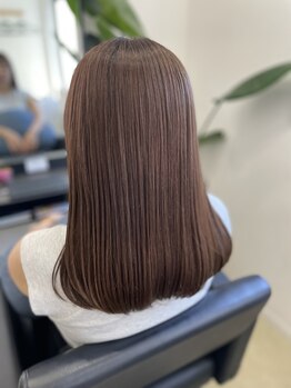 タニー(tany)の写真/ダメージレスにキレイを叶えます♪髪と頭皮に優しいオーガニックカラー取扱い店◎お気軽にご相談を。