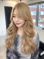 スターズレイ 本川越(STARS ray)&nbsp;ミルクティーベージュ 顔周りレイヤーカット 韓国風 小顔