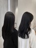 【就活限定】黒染めじゃない地毛風ブラックカラー+グローバルミルボン3stepTR