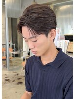 ユイマァルスロウ 岡山(YUIMARLSLOW) 岡山20代30代★メンズサロン★フェザーパーマ★フェザーショート