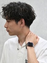 プレミアムバーバー 原宿店(PREMIUM BARBER produce by HIRO GINZA)&nbsp;大人の無造作パーマ×センターパート