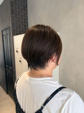 アース 春日部店(HAIR&MAKE EARTH) 大人かわいい丸みショートボブ