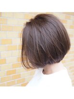 ノエル ヘアー アトリエ(Noele hair atelier) 『Noele』前下がりグラボブにアッシュグレージュ☆