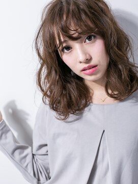 カバーヘア 上尾西口店(COVER HAIR) *mod's上尾*無造作カールのくせ毛風抜け感くびれセミディw