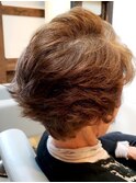 ミセスふんわりショートヘア