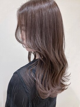 ロロン(LORONG) ロングレイヤー　ブリーチなし　セピアベージュ