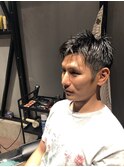 大人ショート ミドルフェードカット