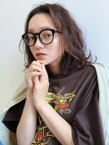 ディッセンバー 神宮前(December)&nbsp;くせ毛風パーマ　鎖骨ミディアム