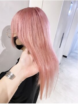 エイト ヘアサロン 渋谷本店(EIGHT) ペールピンクカラー