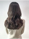 ダークグレージュ_くびれヘアビタミンカラー_ba372941