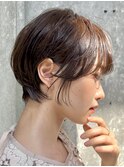 似合わせカット×長持ちショート×アースカラー