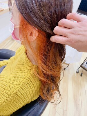 【髪質改善ヘアカラー/鳳】髪質改善も兼ねたヘアカラーはオーガニックカラー・イルミナカラーを使用◎