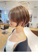 10代20代30代ショートボブ髪質改善丸みショート似合わせカット